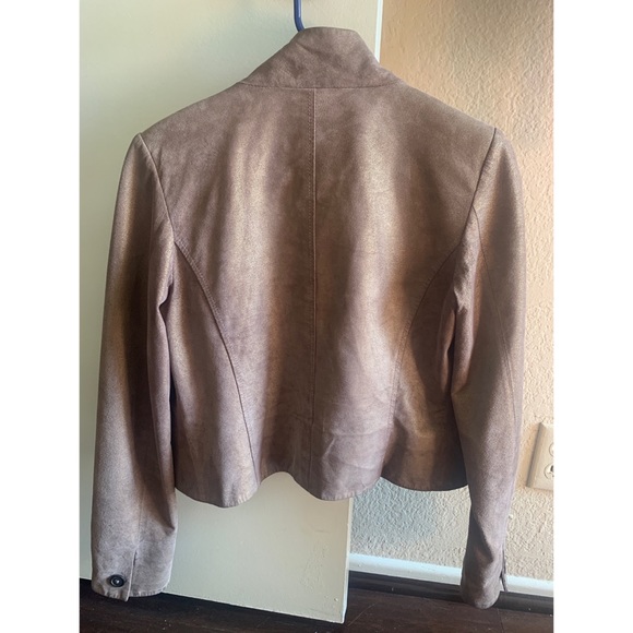 Lulu & Veronica 100% Leather Cropped Jacket - Picture 2 of 4